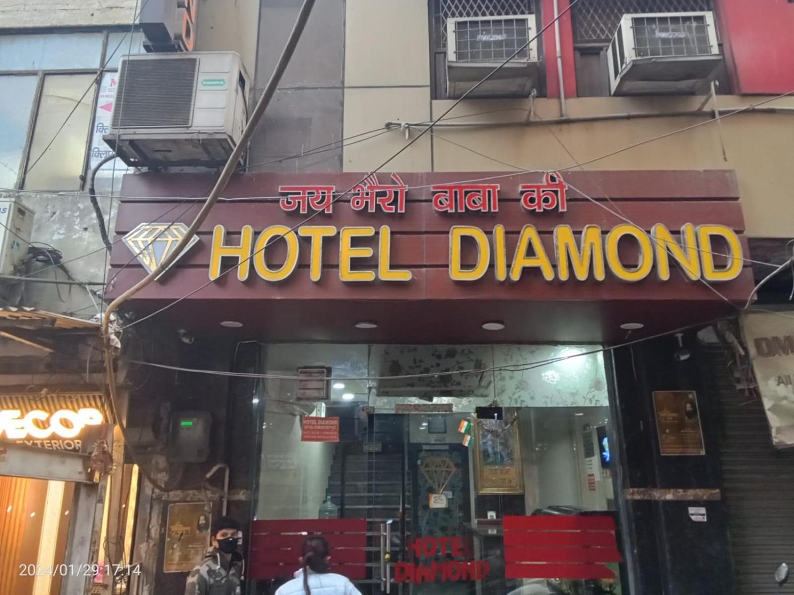 Hotel Diamond Neu-Delhi Exterior foto